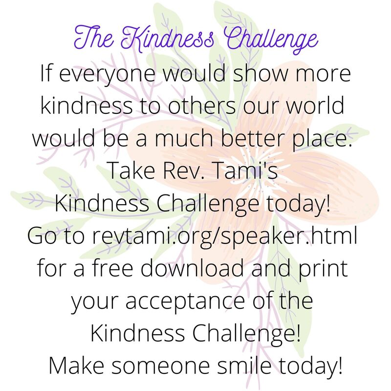 Rev. Tami's Kindness Challenge