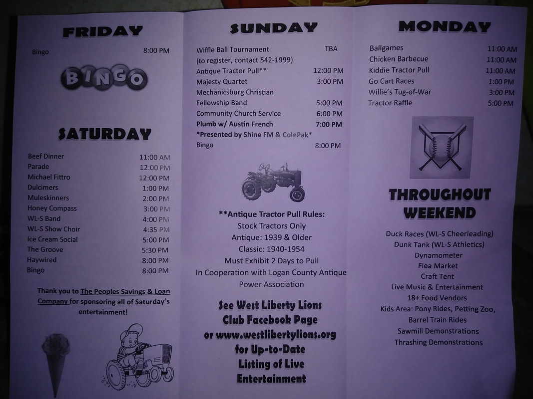 West Liberty Labor Day Festival events